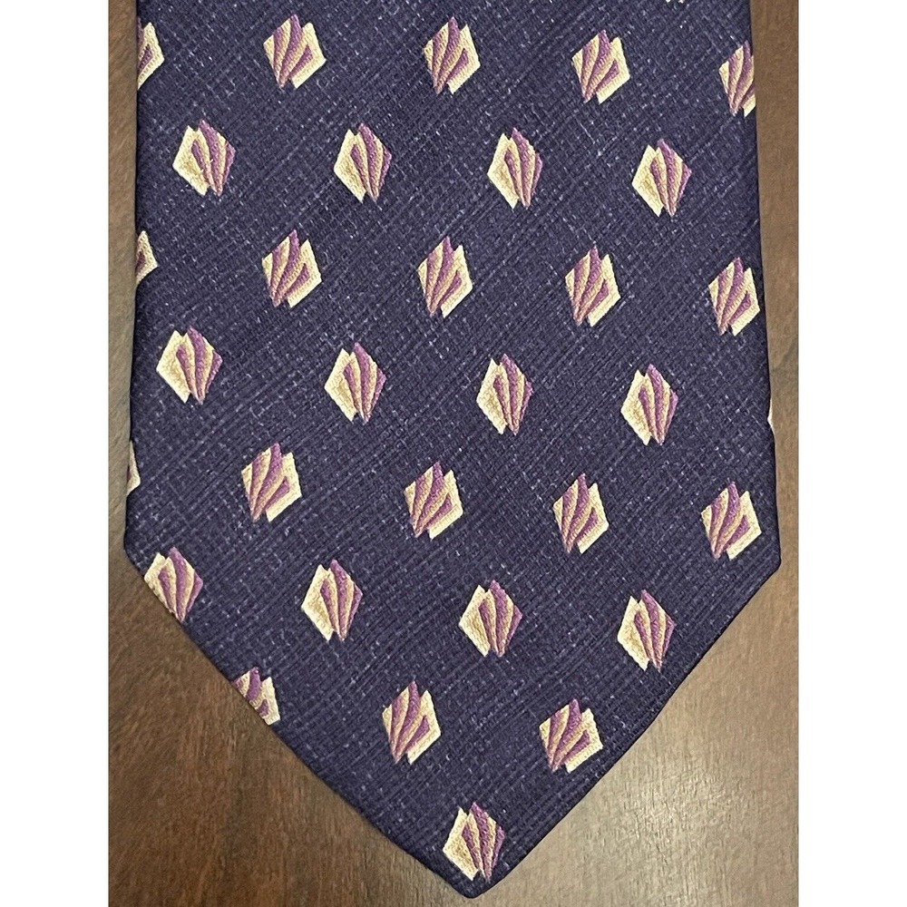 Joseph Abboud Blue Purple 100% Silk Men’s Neck Tie Made In Italy